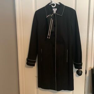 Ann Taylor Loft, Rain Coat with Matching Umbrella and Hat Set, size 12